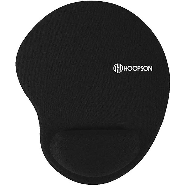 Mouse PAD com Apoio de Pulso em Espuma, Impermeável, ALTA Precisão, Superfície Speed - Preto 24X20X2.5CM