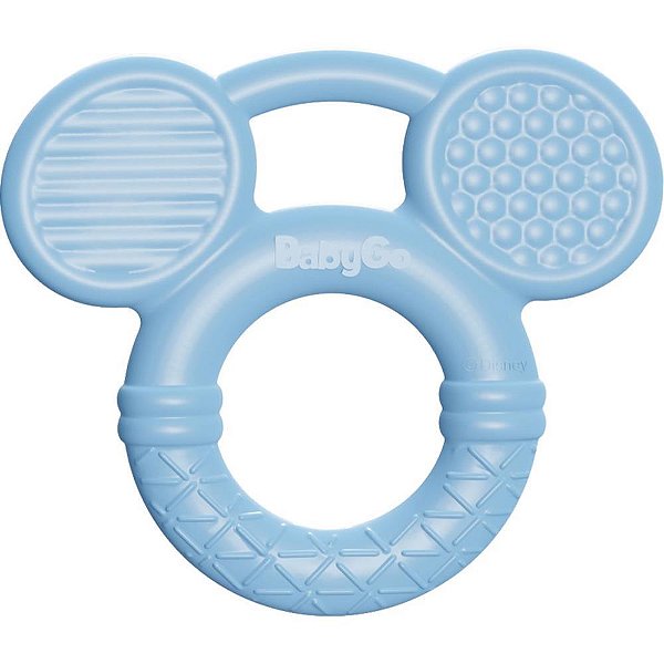 Mordedor Infantil Mickey Azul em PVC Atóxico