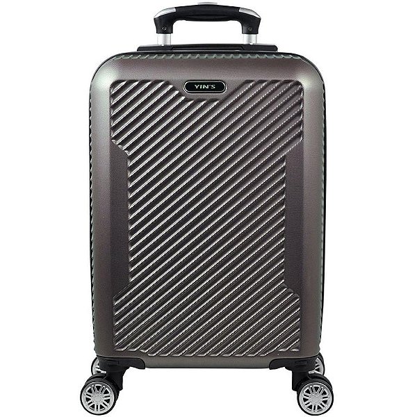 Mala de Viagem ABS 20 POL com Roda Dupla Cinza