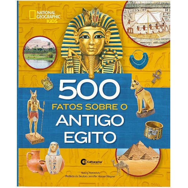 Livro de Ensino 500 Fatos Antigo Egito 28X23 48P