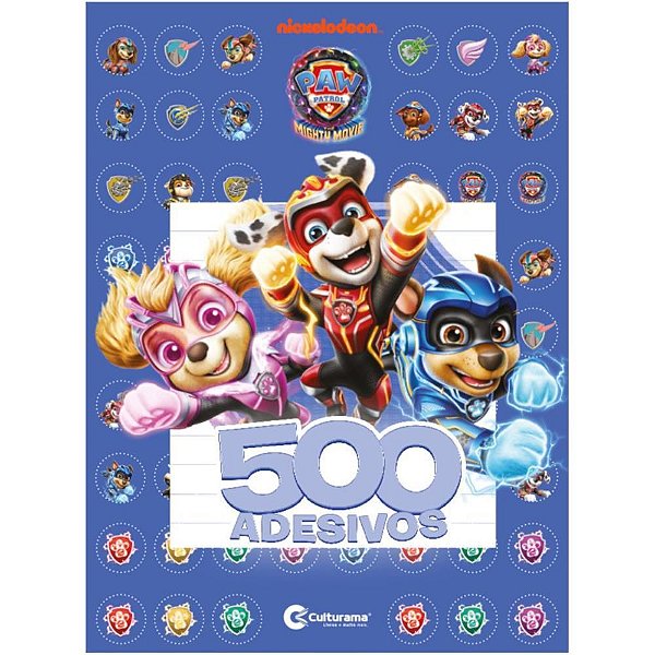 Livro com Adesivos Patrulha Canina - 500 Adesivos para Colar e SE Divertir