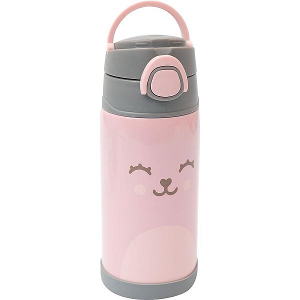 Garrafa Térmica GUMMY Rosa 400ML