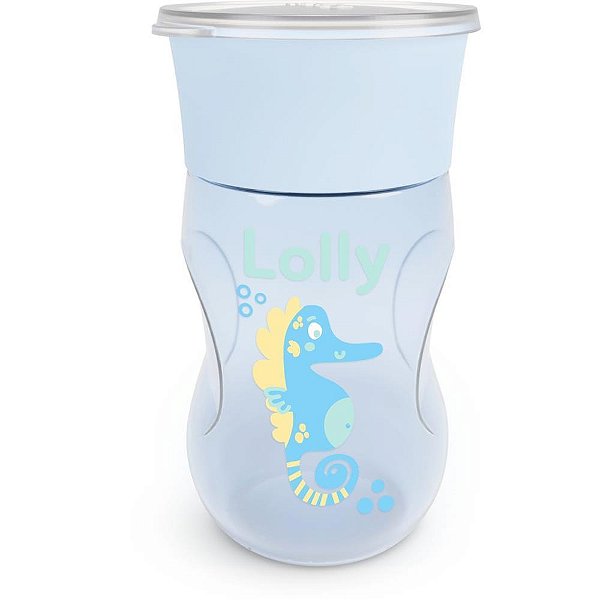 Copo Treinamento Oceano 360º 330ML Azul