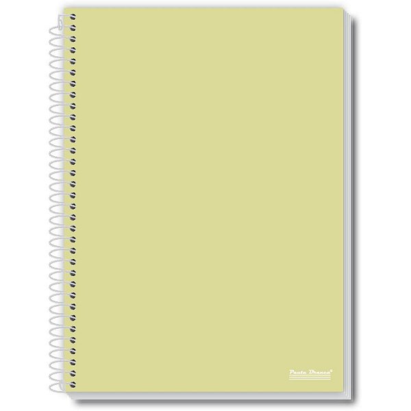 Caderno 10X1 Capa Dura Office Colors 160 Folhas - Pacote com 05 Unidades