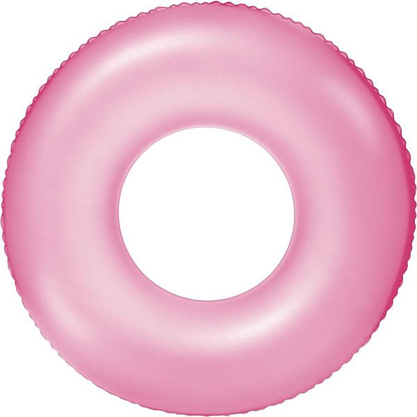 Boia Inflável Circular Neon Fosco Sortida 56CM