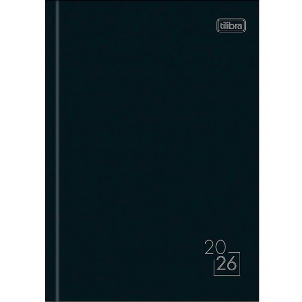 Agenda 2025 Spice Costurada Preta 160 Folhas 145X205MM - Pacote com 04