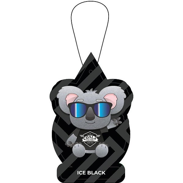 Odorizador para Carro Coala Folhinha 10G ICE BLACK