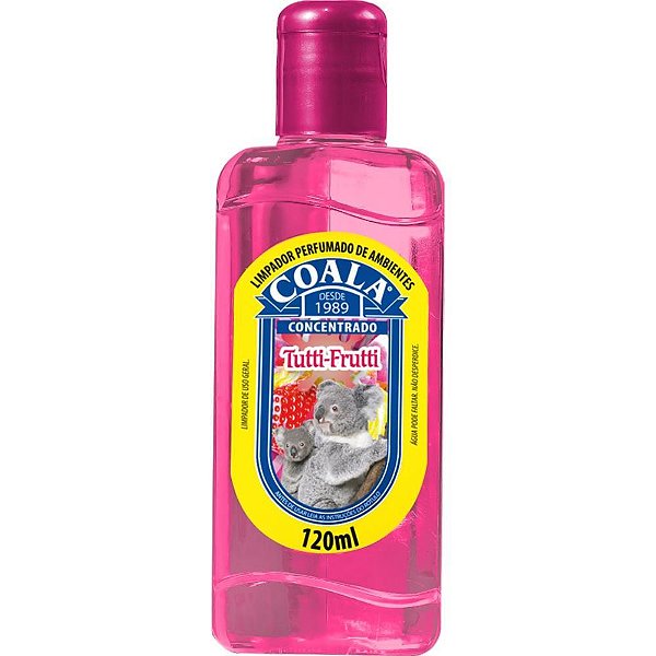 Limpador Perfumado Coala Essências Tutti Frutti 120ML Pacote com 03
