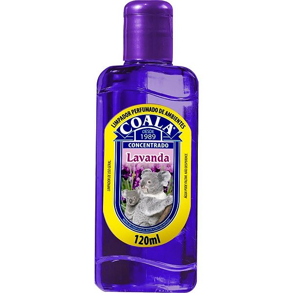 Limpador Perfumado Coala Lavanda 120ML – Pacote com 3 Unidades