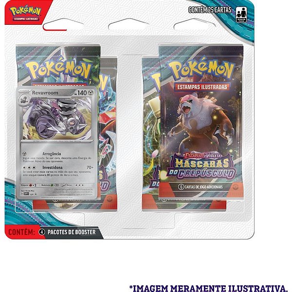 Jogo de Cartas Pokémon EV06 Máscara Crepúsculo BL.C/04