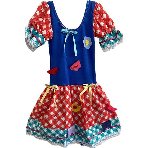 Fantasia Festa Junina Vestido Colant P