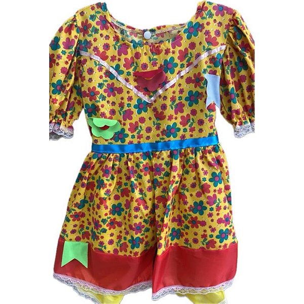 Fantasia Festa Junina Vestido Simples M