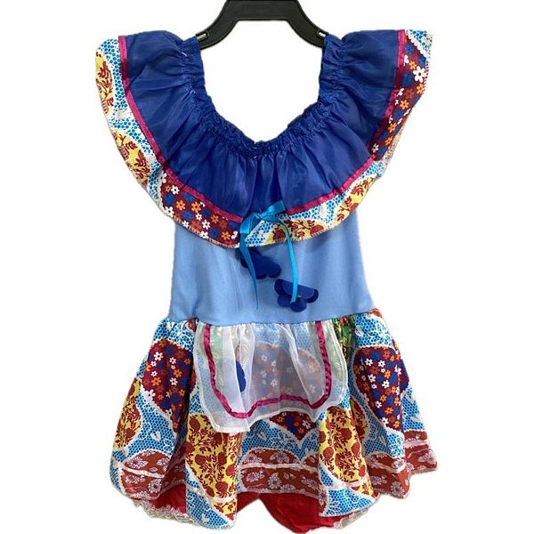 Fantasia Festa Junina Vestido Babado P