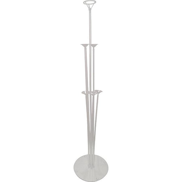 Suporte para Balão KIT Arranjo com 7 Hastes Transparentes