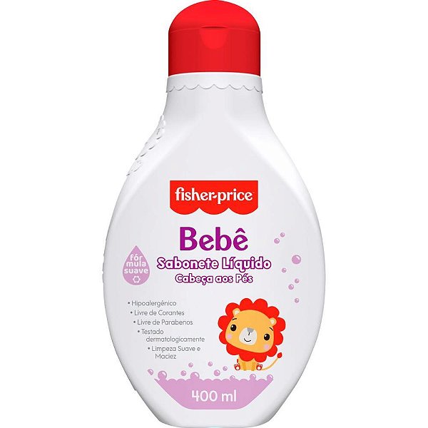 Sabonete Infantil Fisher Price Líquido 400ML.