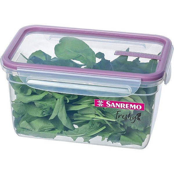 Pote Plástico com Travas FRESHY 2L - Sanremo
