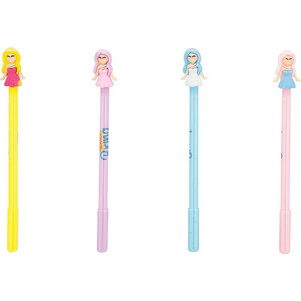 Caneta Esferográfica Bonecas Blister com 1 (display com 24)