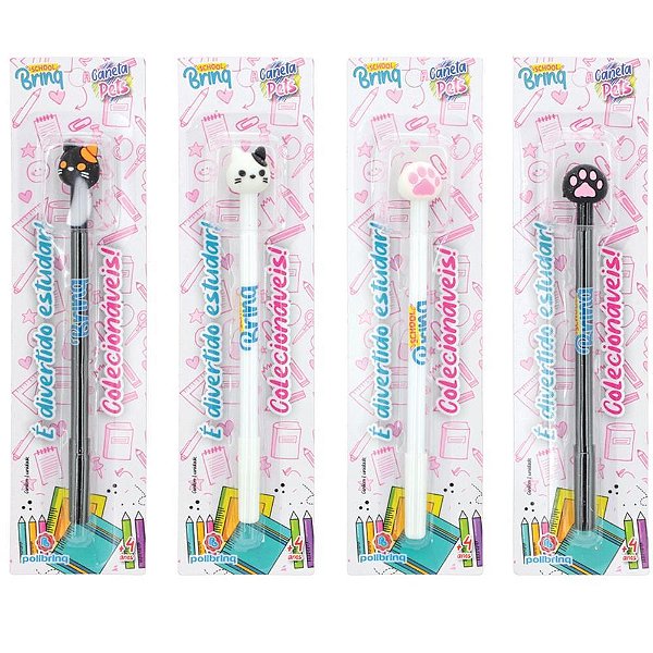 Caneta Esferográfica PETS Blister com 1 (display com 24)