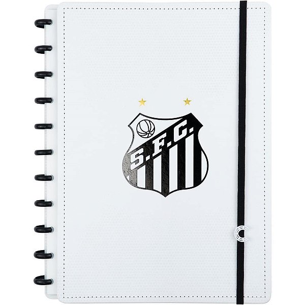 Caderno Inteligente Grande Santos 80 Folhas