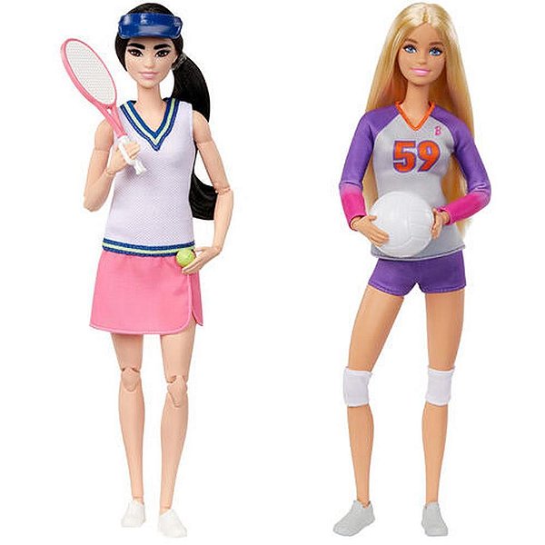 Barbie Profissões Boneca Esportistas