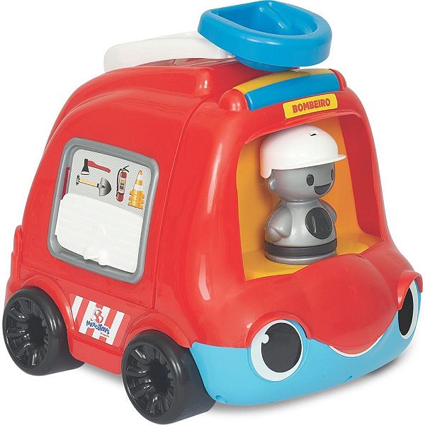 Brinquedo para Bebê Truckids Bombeiro C/ATIVIDADES