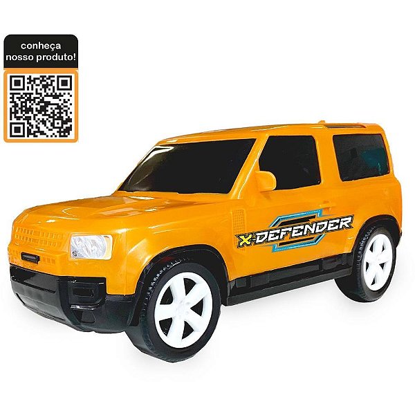 Carrinho X Defender Metalizado 30CM