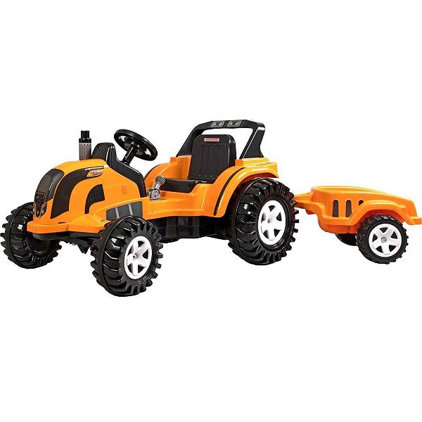 Veículo Elétrico BIG Valtra 12V com Caçamba