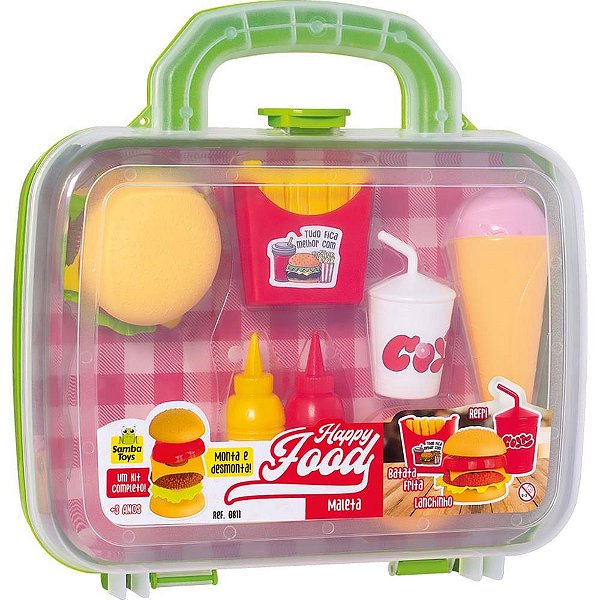 Brincando de Casinha Maletinha HAPPY Food