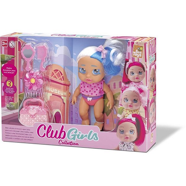 Boneca CLUB GIRLS Fashion 19CM com Acessórios