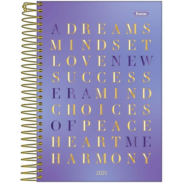 Agenda 2025 BLUSH 176 Folhas 130X188MM - Pacote com 05