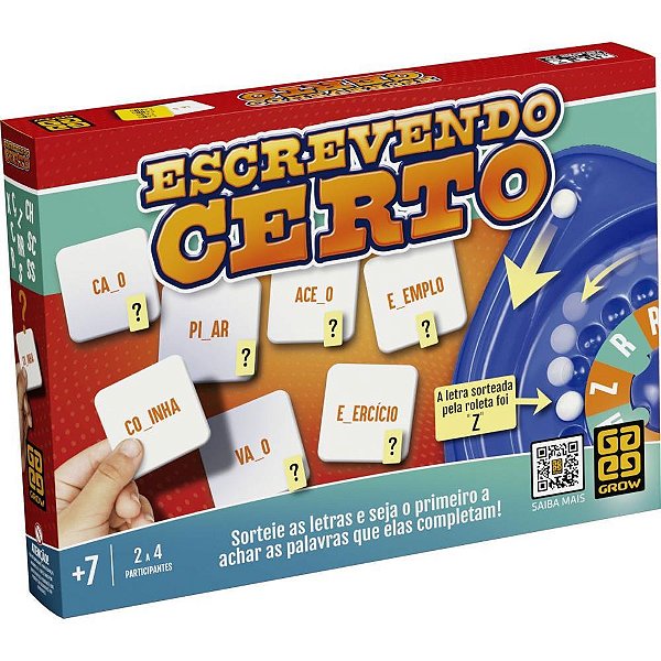 Jogo Diverso Escrevendo Certo