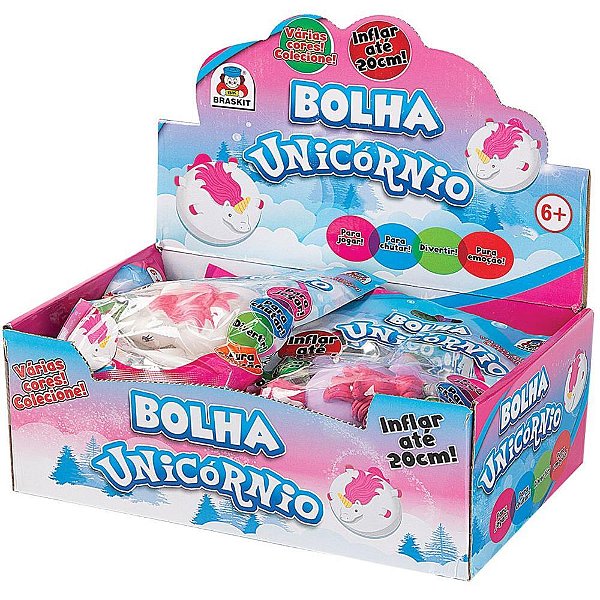 Brinquedo Diverso Bolha Unicórnio Sortido DP.C/12