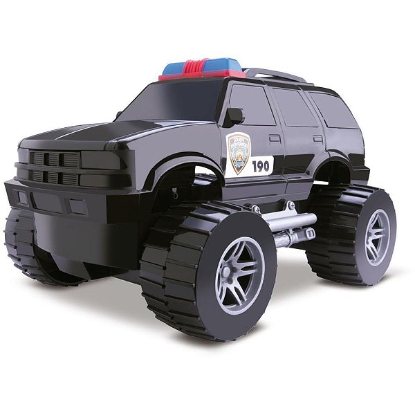 Carrinho Policia Solapa Verde