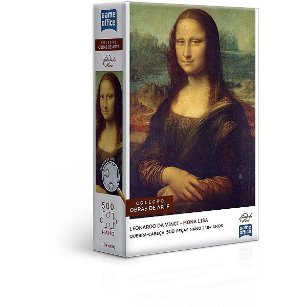 QUEBRA-CABEÇA Cartonado a Monalisa 500 Peças Nano