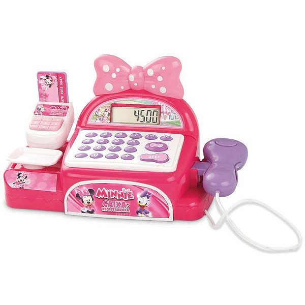 Brincando de Profissões Caixa Registradora Minnie
