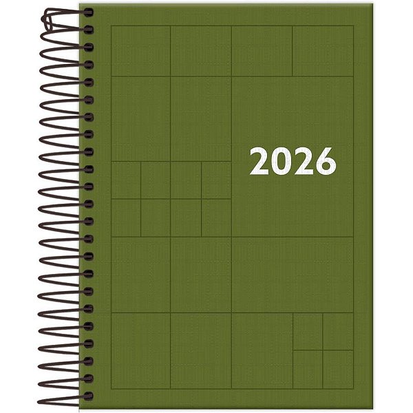 Agenda 2025 Compacta Color 176F.123X170MM Pacote com 4
