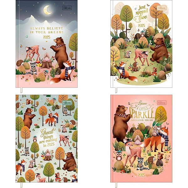 Agenda 2025 Loveland CD COST 176 Folhas 105X148MM Pacote com 04