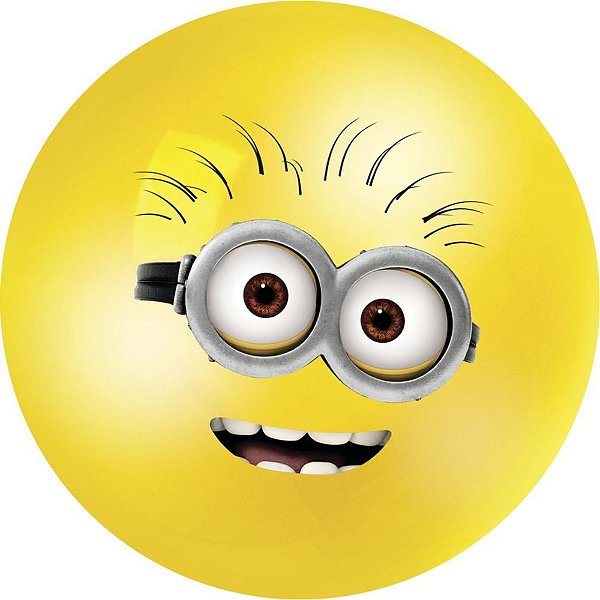 Bola Infantil Minions Vinil NA Caixa