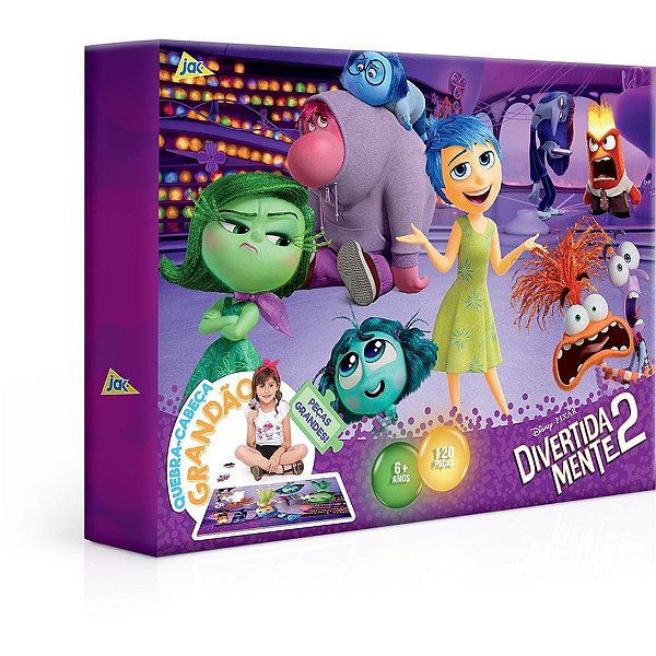 QUEBRA-CABEÇA Cartonado Divertidamente 2 120 Peças Grandão