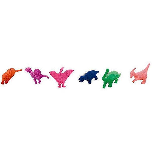 Brinquedo Diverso Dinossauros Crescem NA água - Blister com 6