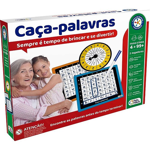 Jogo Diverso Caça Palavras