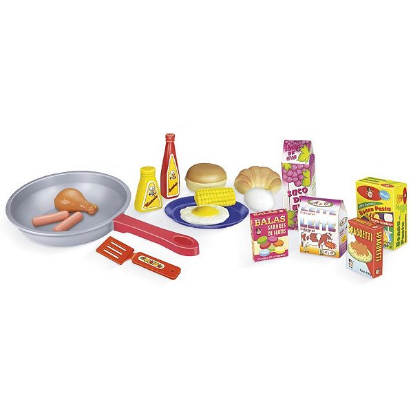 Brincando de Casinha Frigideira Gourmet com Acessório