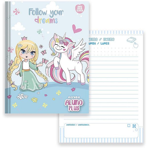 Agenda 2025 Aluno PLUS 160FOLHAS .120X160MM Pacote com /04