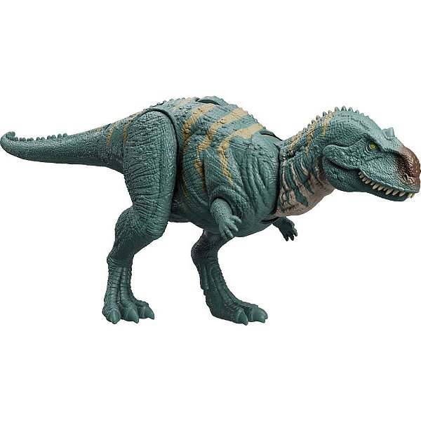 Boneco e Personagem Dinossauro JW Rugido Feroz Majungasaurus