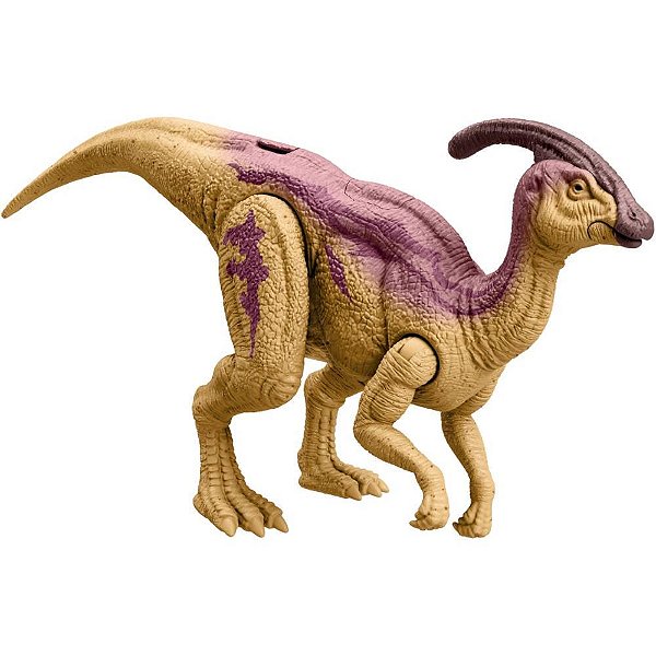 Boneco e Personagem JW Rugido Feroz Parasaurolophus