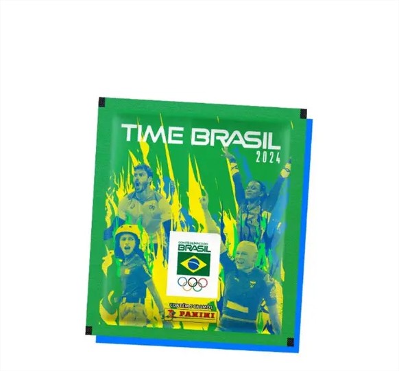 Figurinhas Comitê Olímpico Brasileiro Envelope Pacote com 20