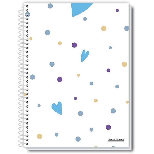 Caderneta 1/8 Loop 80 Folhas Capa Dura - Femininas - 10X14 CM - Display com 20 Unidades