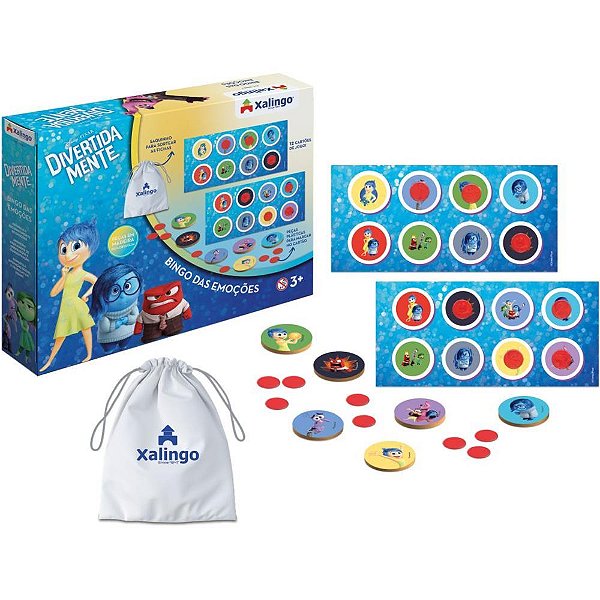 Jogo de Bingo Divertidamente Emoções