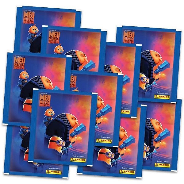 Figurinhas Meu Malvado Favorito 4 - Envelope com 5 Pacotes (20 Pacotes)