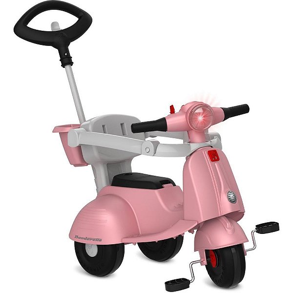 Triciclo Banderetta PASSEIO/PEDAL Rosa